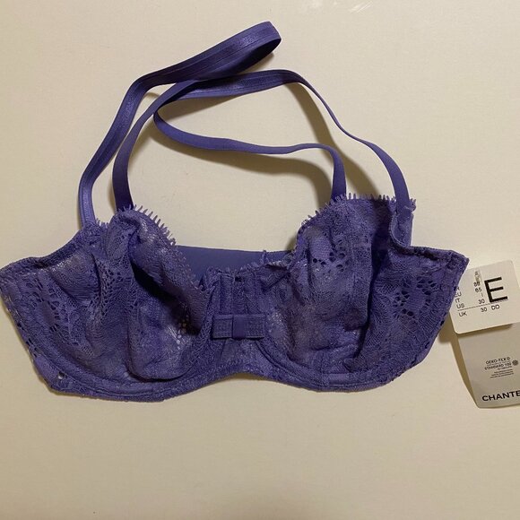 Chantelle Day to Night Lace Unlined Demi Bra  - Dusky Lavender NWT - Picture 1 of 8